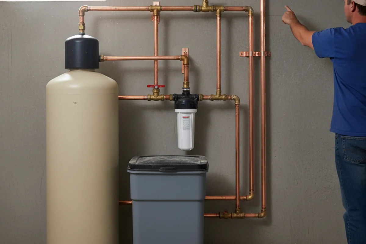 Whole-house water treatment system installed in Old Greenwich